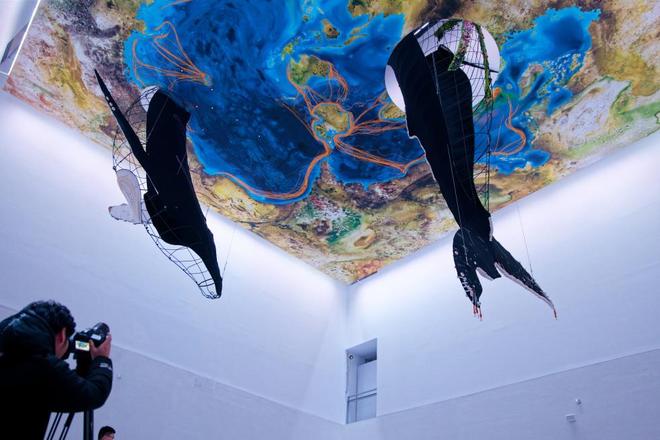 两头巨鲸“游进”浦东美术馆春节一张票可看四个展